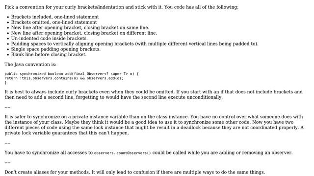 java.util.Observable but with generics to avoid casts (2 Solutions!!) смотреть онлайн