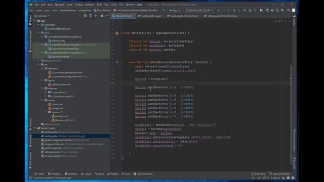 Graficas en Kotlin de AndroidStudio смотреть онлайн