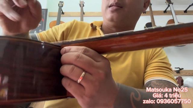 Đàn guitar classic Matsouka No25 japon. Giá 4 triệu ( test guitar Matsouka No25 ) 0936057750 смотреть онлайн