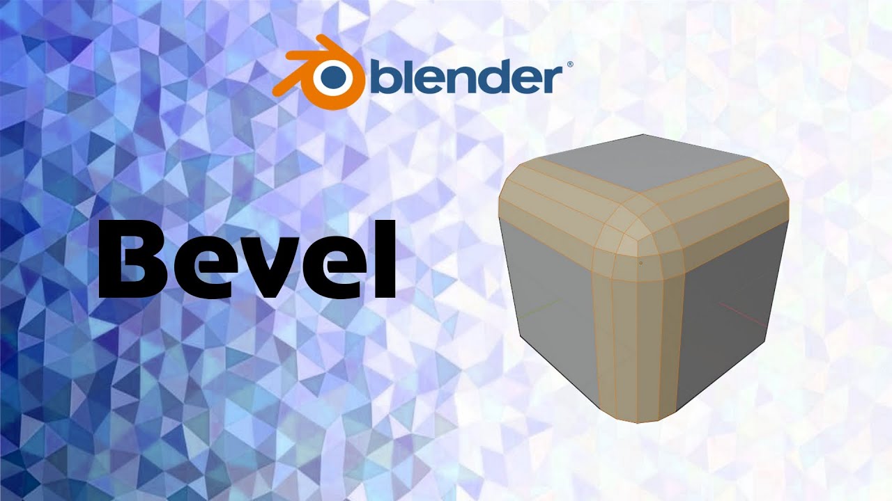 Blender 2.83 Bevel на русском смотреть онлайн