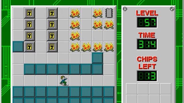 Chip's Challenge 1 Level 57 (Strange Maze) - 229 seconds смотреть онлайн