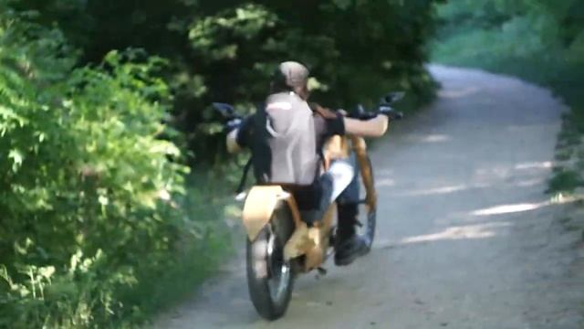 ДЕРЕВЯННЫЙ ЭЛЕКТРО ВЕЛОСИПЕД !!!! смотреть онлайн