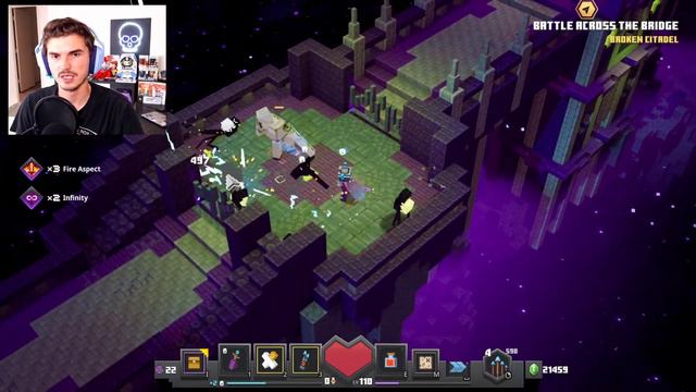 Ep. 92 - Minecraft Dungeons - The Ender Weedle! - pt3 - Echoing Void DLC смотреть онлайн