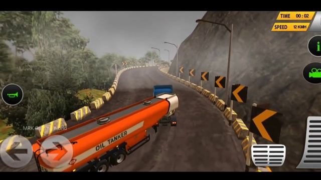 Oil Tanker Transport- Truck Simulator || Truck Games, Offroad Truck Game, MRK Gaming World || смотреть онлайн