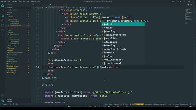 Actions en VUE 3 con Pinia - Gestor de Estados en Vue - CLASE 015 смотреть онлайн