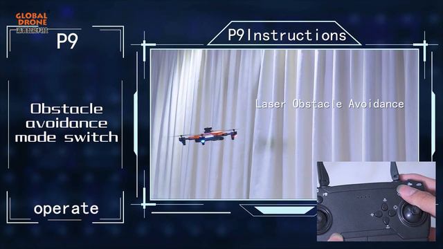 Global Drone P9 Drone Operation Tutorial смотреть онлайн