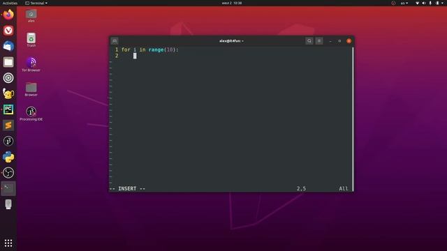 Как отобразить номера строк в vim. Александр Килинкаров смотреть онлайн