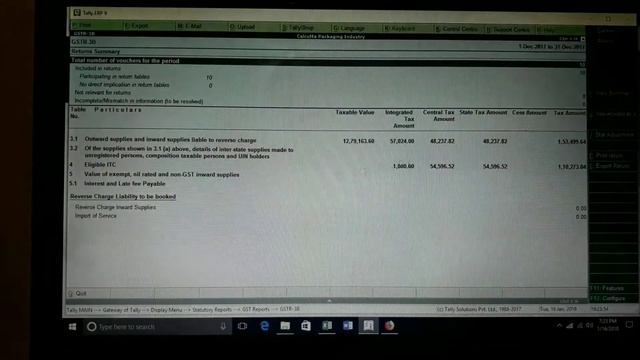 GSTR 3B OFFLINE JSON UPLOAD & CHECKSUM VALIDATION ERROR DETAILS смотреть онлайн
