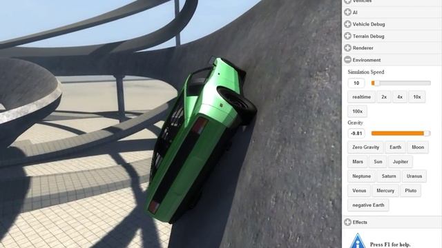BeamNG Drive испытание машин в замедлении смотреть онлайн