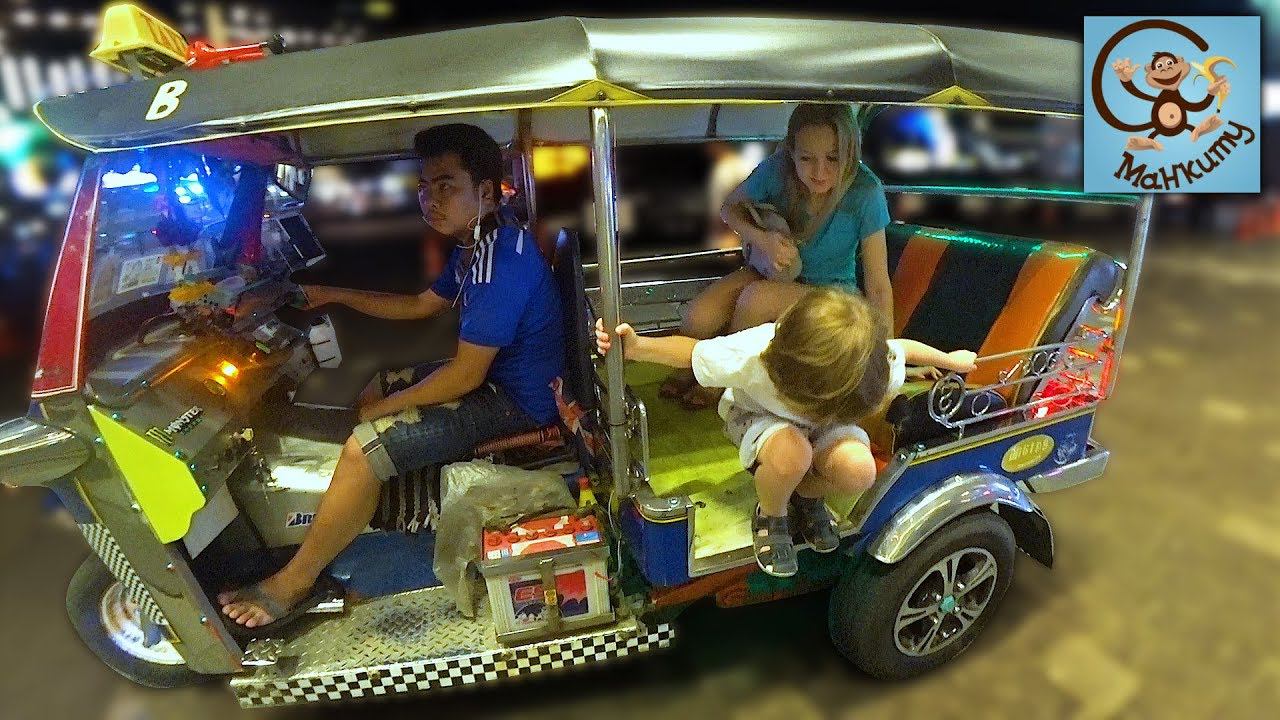 Про машинки тук тук, батуты, игровые автоматы. МанкиТайм в Таиланде