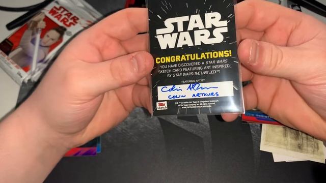 Pulling My First Sketch Card - Topps Star Wars смотреть онлайн
