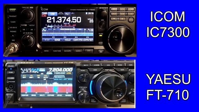 ICOM IC-7300 or YAESU FT-710 ? смотреть онлайн