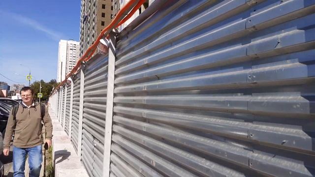 Москва 2971 улица Красная Сосна, ЖК Настроение осень утро смотреть онлайн