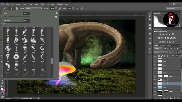 Dinosaur film poster ll Photoshop Manipulation ll manipulation movie poster смотреть онлайн