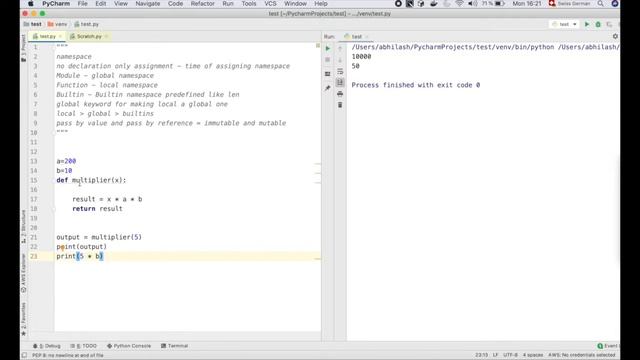 Python Tutorial | Functions | Scoping - Global, Local, BuiltIns смотреть онлайн