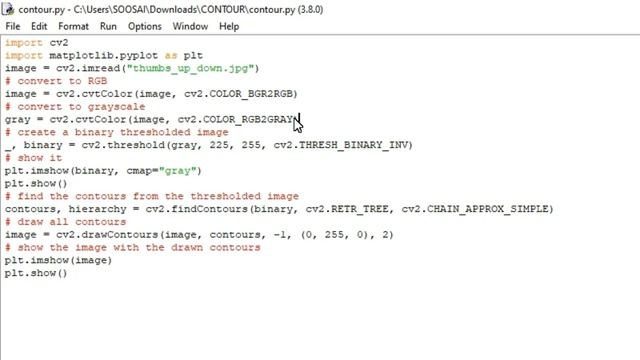 Find and Draw Contours with OpenCV in Python | Contour Detection смотреть онлайн