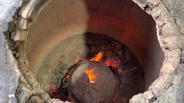 Cooked on Charcoal DOLTA BREAD | Why Delicious and Crispy ? | Special butter bread | Andijan смотреть онлайн