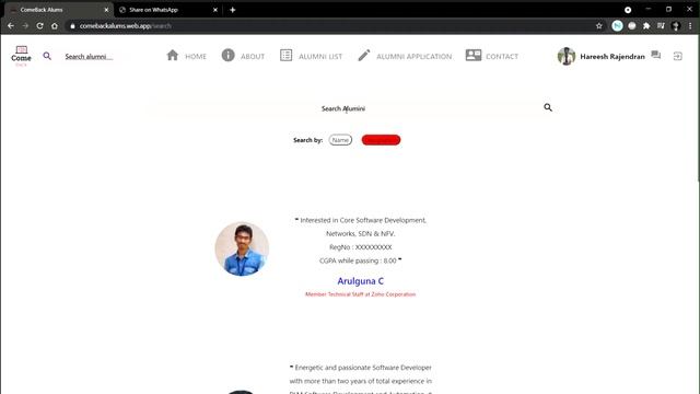 ComeBack-Alums Version 2.0 |HTML,CSS,JS,ReactJS,FireBase,Material-UI| Hareesh FullStack WebDev смотреть онлайн