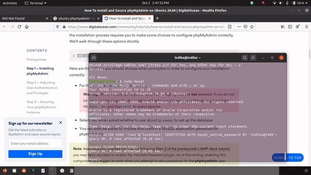 How to install phpmyadmin on ubuntu 20 4 смотреть онлайн