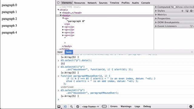 D3.js and DOM Events - D3.js v3 Tutorial смотреть онлайн