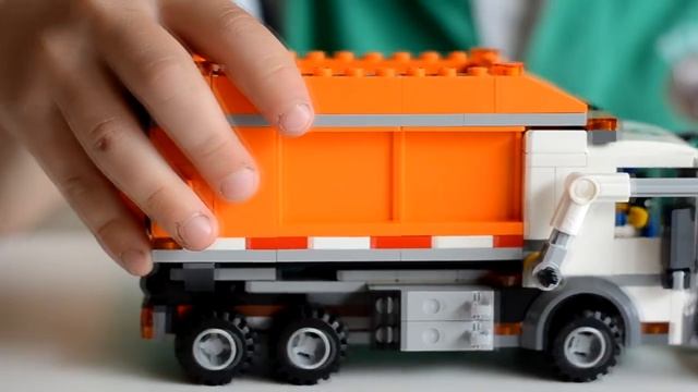 Лего сити мусоровоз. Lego City Garbage Truck 60118. Speed build смотреть онлайн