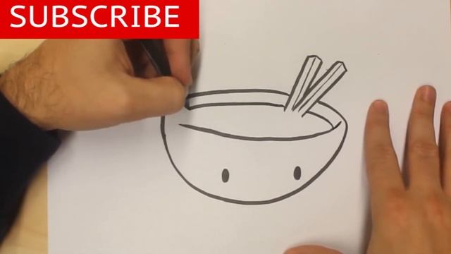 HOW TO DRAW A SOUP CUTE, Easy Step By Step Drawing Lessons For Kids