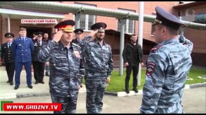 Министр внутренних дел по ЧР посетил отделы МВД России по Сунженскому и Ачхой-Мартановскому районам