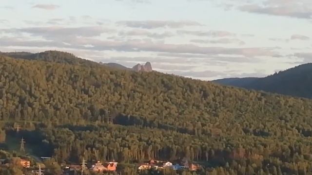 Академ городок вид Красноярска с горы! смотреть онлайн