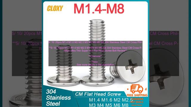 1005003733948224 5  10  20pcs M1 4 M1 6 M2 M2 5 M3 M4 M5 M6 M8 304 Stainless Steel CM C