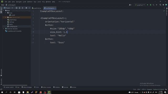 Box layout kivy | Python смотреть онлайн