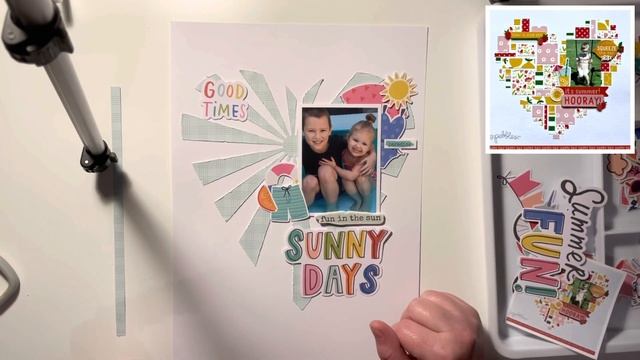 Day 2-12 Days of Summer Scraplifts | Scrap Squad | Scrapbooking Process смотреть онлайн