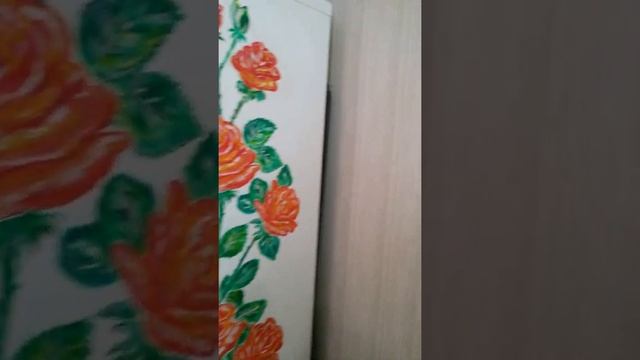 Художественная роспись холодильника акрилом смотреть онлайн