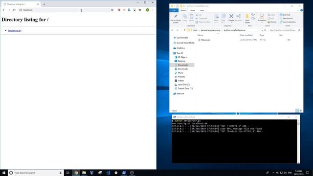 Exercise: Write a simple Python web server using SimpleHTTPServer смотреть онлайн