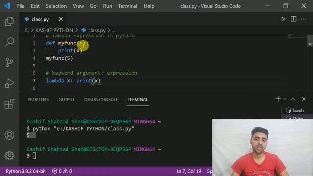 PYTHON LANGUAGE | LAMBDA AND ANONYMOUS FUNCTION | CLASS 56 | SHAN DEVELOPERS смотреть онлайн