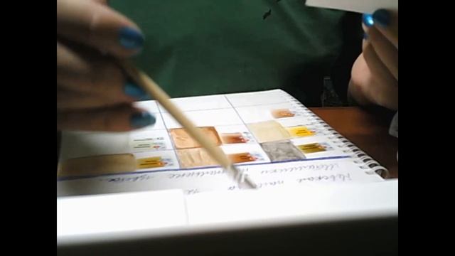 Выкраска акварели. смотреть онлайн