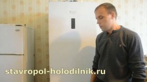 лед в морозилке под ящиками Ariston