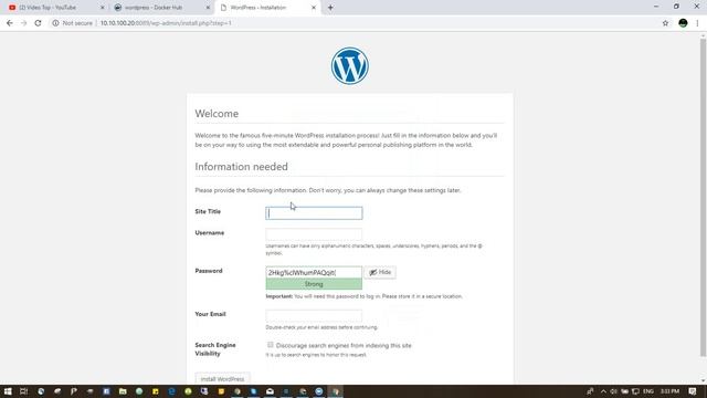 How to run and setup WordPress with MySQL in Docker смотреть онлайн