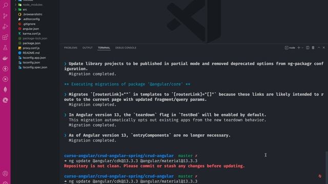 CRUD Angular + Spring | 17: Update da Versão Angular (ng update) e Spring смотреть онлайн
