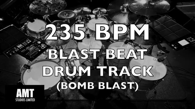 235 BPM BLAST BEAT DRUM TRACK (BOMB BLAST) смотреть онлайн