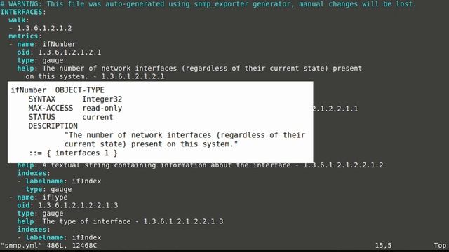 Prometheus snmp-exporter configuration with generator and custom metric labels смотреть онлайн