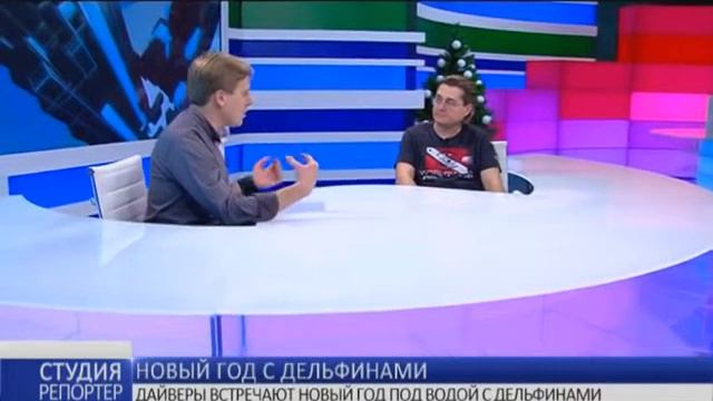 Новый год с дельфинами. В гостях студии - руководитель дайвинг-клуба “Океан” Ростислав Курочкин смотреть онлайн