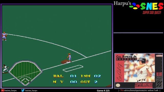 SNES Super Side Quest - Game # 225 - Cal Ripken Jr. Baseball [3/3] смотреть онлайн