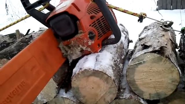 Снегоход рыбинка.Делаем дрова!!! смотреть онлайн