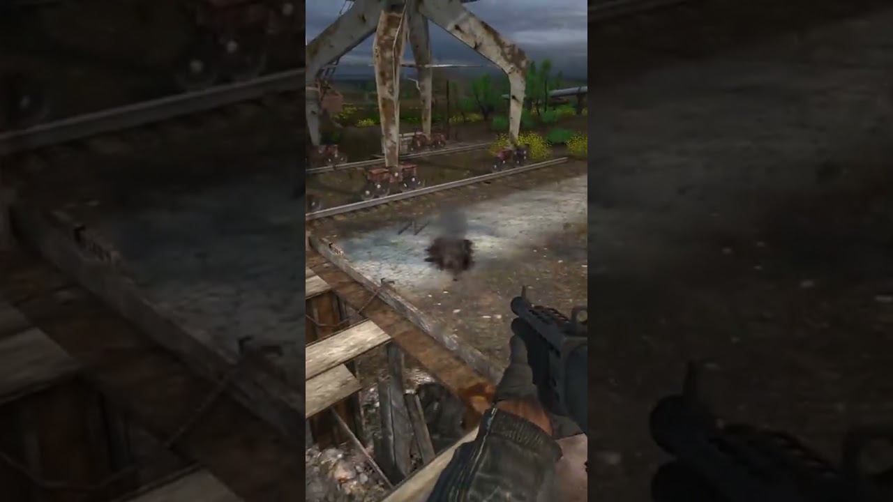 ШРАПНЕЛЬ ПРОТИВ МОНСТРОВ - Сталкер ОП 2.2 Mod Pack LSC short #shorts смотреть онлайн