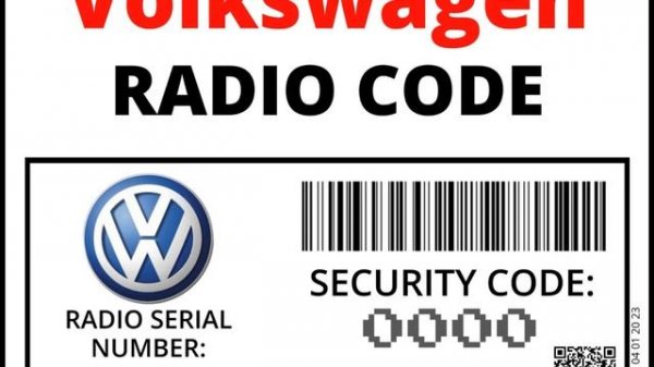 RADIO CODE UNLOCK VW RCD510 CODES RCD500 RCD210 DECODE RNS510 02 FAST SERVICE