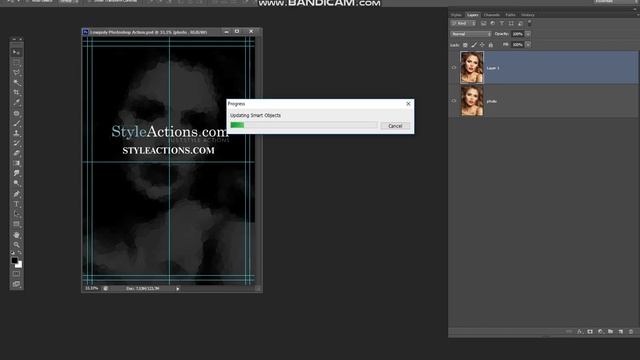 Free Lowpoly Photoshop Action Tutorial смотреть онлайн