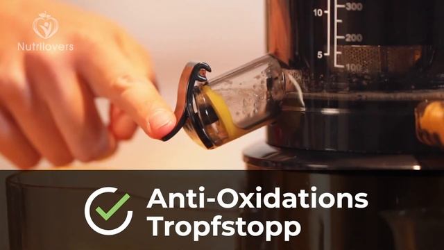 NUTRI-PRESS NO.1 Slow Juicer Edelstahl | 100% BPA Frei | 3 Siebe für Smoothie, Saft und Sorbet ? смотреть онлайн