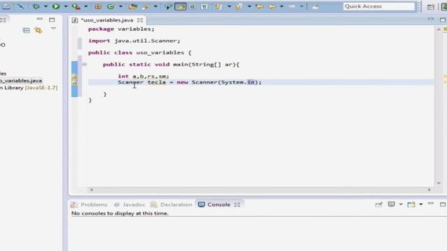 Cursos JAVA en Español #3 - Class Scanner y creación de variables смотреть онлайн