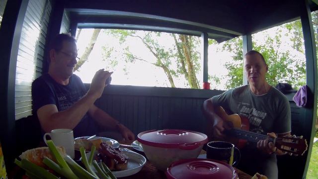 У Вальдемарки на даче"Русский Немец в Германии" , беседуем за жизнь... смотреть онлайн