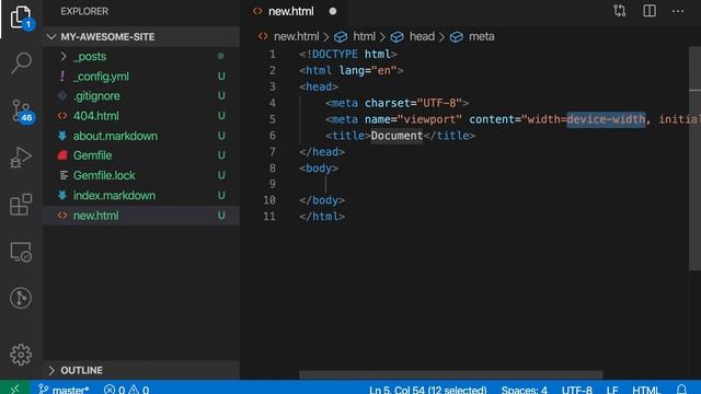 VS Code tips — Quickly scaffolding html files using ! from emmet смотреть онлайн